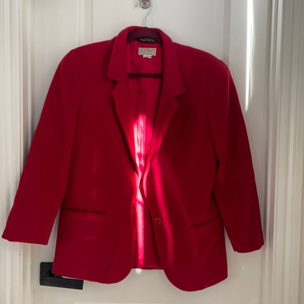 🖤LL Bean CASHMERE Blazer - Picture 1 of 8